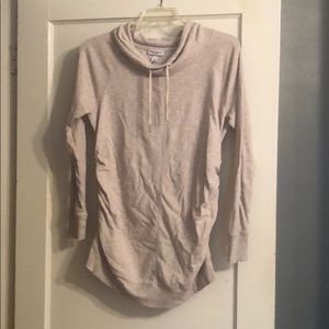 Cream maternity sweatshirt